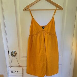 Wild Fable Mustard Yellow Mini Dress
